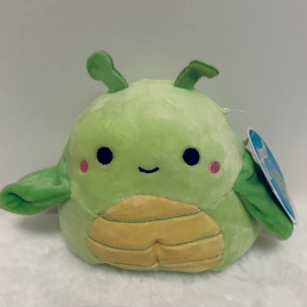 Squishmallow Pilar Grasshopper, Bug Insect, 5” New